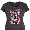 thumbnail image 3 of Marvel - Ghost Spider Punk Band - Women's Maternity Scoop Neck Graphic T-Shirt, 3 of 5