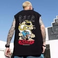 thumbnail image 2 of Nueva camiseta sin mangas con estampado retro japonés de dibujos animados para hombre, ropa de calle de hip hop, chaleco de moda Harajuku, camisetas sin mangas Y2K de gran tamaño, 2 of 5