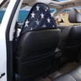 thumbnail image 5 of POLERO 1pcs Car Seat Towel Cover Prevent Sweat Stains Waterproof, Compatible with Van Bucket Seat Truck Seat Terry Cloth Car Seat Cover(American Flag), 5 of 7