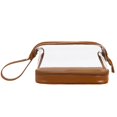 thumbnail image 1 of Bolsa de cosméticos de Pu translúcida, bolsa de almacenamiento de cosméticos portátil de moda, bolsa de lavado de viaje de gran capacidad, 1 of 5