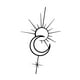 thumbnail image 5 of Decoración De Pared Con Diseño De Sol, Luna Y Estrella, Para Colgar En El Pasillo De La Oficina O En El Exterior., 5 of 8