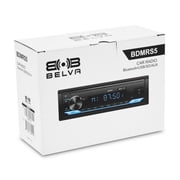 Belva BDMRS5 Single DIN Digital Media Receiver Bluetooth Front USB AUX Input 5 Volt Preamp Outputs