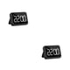 thumbnail image 4 of Advancent Despertador digital multipropósito - Volumen ajustable Decoración para el hogar LED Pantalla grande Despertador con radio negro alarma negraFY502 2Conjunto, 4 of 6