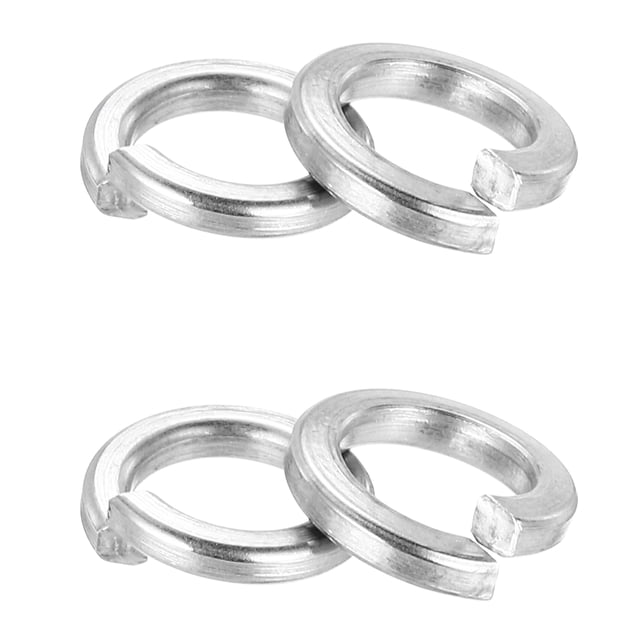 Split Lock Washer, Spring Lock Washer Stainless Steel Lock Washers Assortment Kit for Screws Bolt 6 50