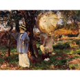 thumbnail image 3 of Sargent, John Singer 14x12 Black Modern Framed Museum Art Print Titled - The Sketchers, 3 of 5