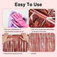 thumbnail image 6 of 2 Pack Tinsel Curtain Party Backdrop, 3.2 ft x 9.8 ft Metallic Foil Tinsel Fringe Backdrop Door Fringe for Birthday Graduation Wedding Party Photo Backdrop, 6 of 7