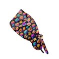 thumbnail image 2 of Halloween Working Hat Pumpkin Scrub Caps for Women Adjustable Surgical Caps Nurse Headwear Props, 2 of 6