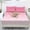 Bunny Holding Tulips in Heart, variant on Whosucclay Bunny Vintage Floral Elastic 3 Piece Fitted Bedding Set with Family Bedroom for Men Girls, Wrinkle Resistant Full Elastic Design Wrinkle Free Fitted Sheet, Full Size