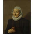 thumbnail image 2 of Frans Hals 20x24 Gold Ornate Framed and Double Matted Museum Art Print Titled - An Old&nbsp;Lady (1628), 2 of 4