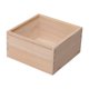 thumbnail image 1 of Caja de madera para regalo, caja de escritorio con tapa, contenedor de almacenamiento, organizador de joyas 15cmx15cmx10cm, 1 of 9