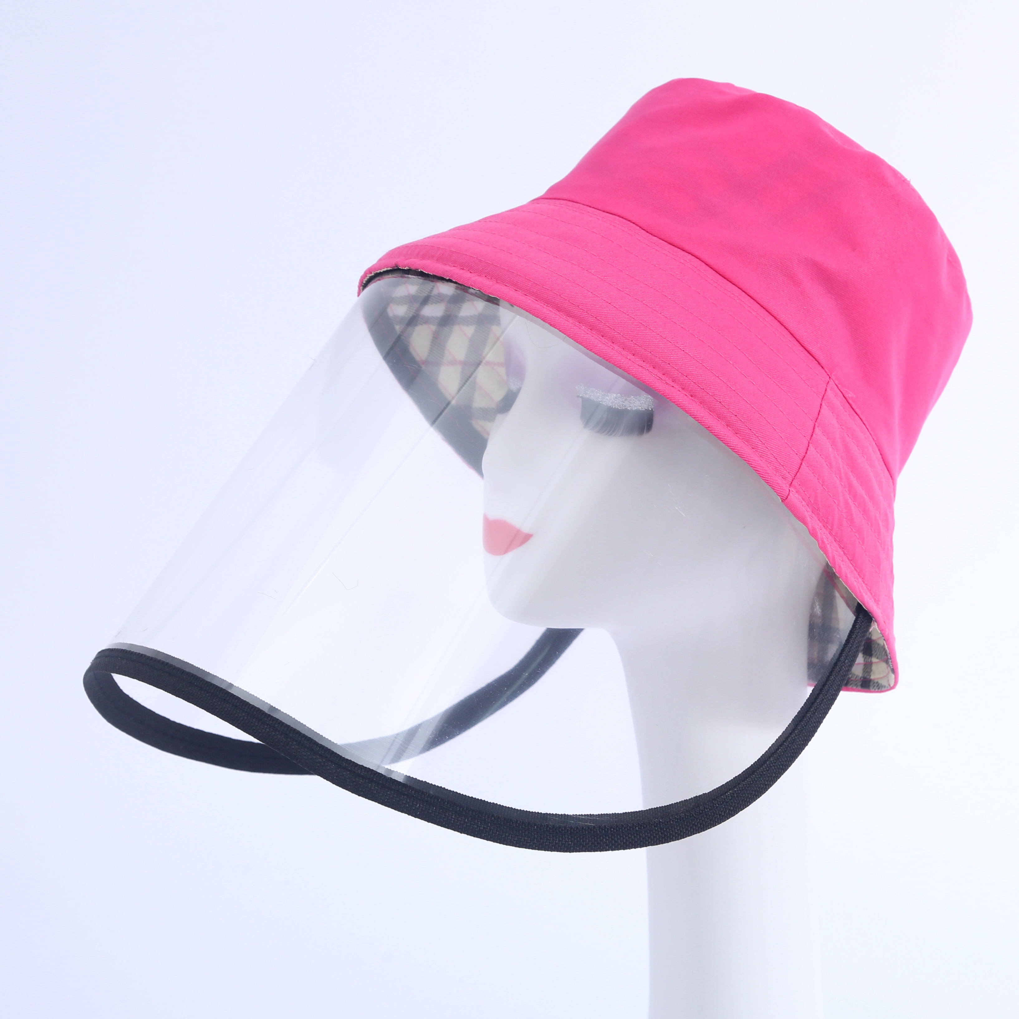 Reversible Bucket Hat for Women Outdoor Fisherman Hat with Removable Dustproof Cover Protective Hats