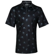 Lucky 13 Cool-Stretch Men's Golf Shirt (Black/Charcoal)