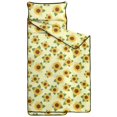 thumbnail image 2 of Sunflower and Bud Yellow Pattern Teens Toddler Nap Mat with Pillow, Sleeping Mat Bag for Preschool Daycare 59"x22", 2 of 6