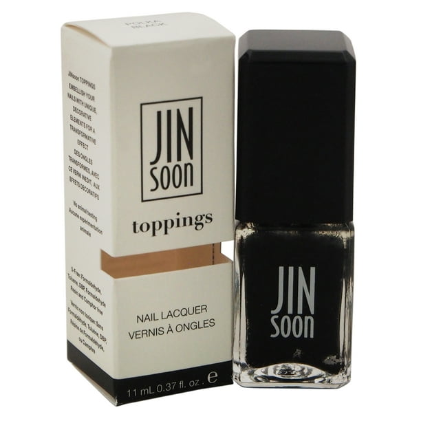 Toppings Vernis à Ongles - Noir Polka by JINsoon pour Femme - Vernis à Ongles 0,37 oz