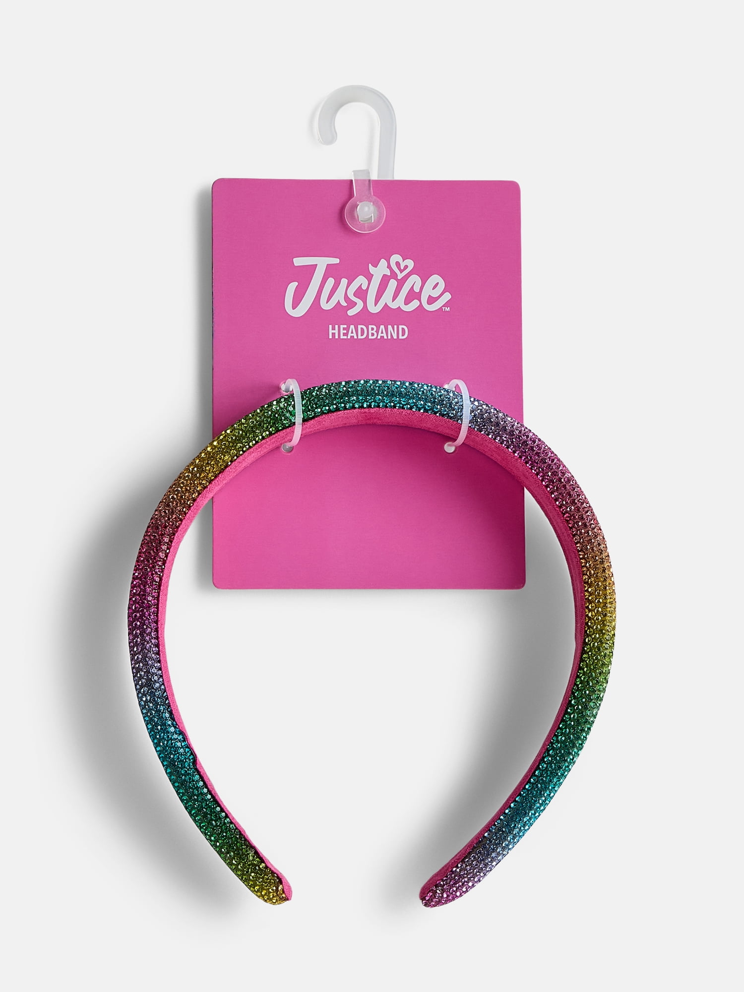 Justice Girls Rhinestone Headband, Rainbow