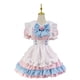 thumbnail image 5 of Vestido de dama de honor de talla grande S-5xl, vestido lolita con lazo grande súper lindo, vestido lindo rosa y azul grande para mujer, 5 of 5