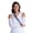 White, variant on Coolibar Women's Sun Arm Sleeves - UPF 50+ Sun Protection - Navagio in Dark Taupe Heather
