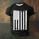 thumbnail image 1 of Tops para hombre, blusas y camisas de manga corta con cuello redondo para hombre, jersey informal con cuello redondo estampado para hombre, pantalones cortos deportivos para fitness, blusa de poliéste, 1 of 4