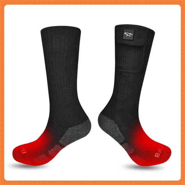 SAVIOR HEAT Heated Socks Rechargeable Electric Battery Heating Socks for Men Women with 3 Adjustable Heating Levels for Skiing Riding Hunting