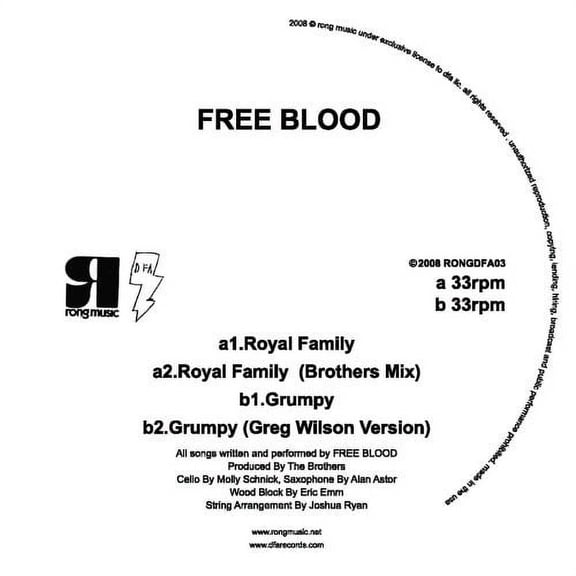 Free Blood - Royal Family - Music & Performance - Vinyl