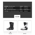 thumbnail image 6 of Stylish motorcycle boots - Classic design, comfortable and breathable, suitable for both daily commuting and casual riding,Black,45, 6 of 16