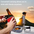 thumbnail image 4 of Beer Keg Party Pump, D Type Easy To Use Beer Tap Pump Leakproof 8in  for Party, 4 of 7