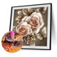 thumbnail image 1 of Cuadros Decorativos Rosa 5D diamante pintura bordado DIY artesanía punto de cruz decoración del hogar (marrón Likrtyny embutido en tela, 1 of 9