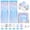 Blue, variant on Ayieyill Pink Curtain Tinsel and Balloon Kit, 2Pcs Fringe Backdrop with Pink、Rose Gold Confetti Balloons, Party Decorations, Photo Booth Wall Decor