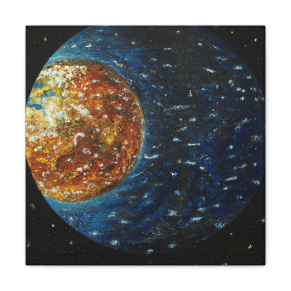 Celestial Map Mapped Out - Canvas