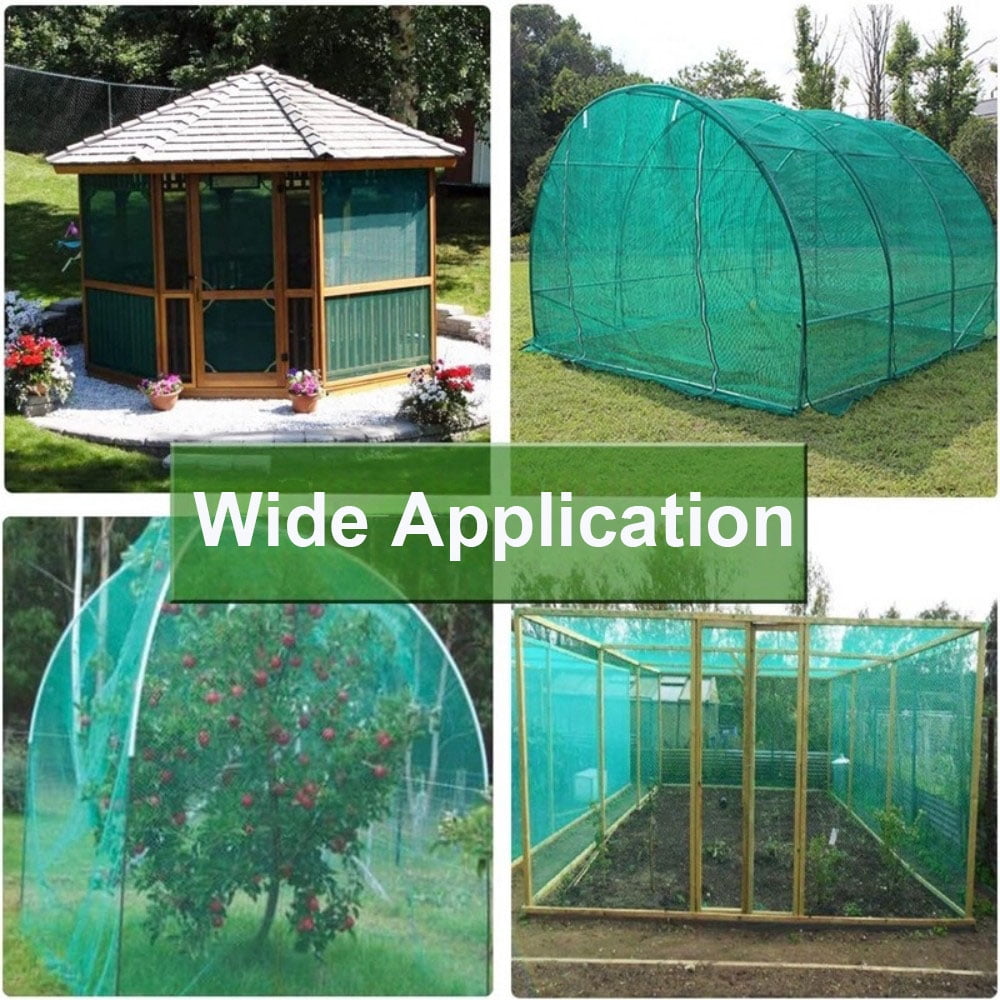 10x33FT Garden Netting Mesh Insect Bird Barrier Ultra Fine Mosquito Net Vegetable Fruit Plant Protection for Garden Patio Pests Bugs Plant Covers