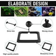 thumbnail image 3 of Fish Feeding Ring, Fish Feeder Aquarium Fish Turtle Tank Accessories Food Feeder Circle 2 Pieces (black), 3 of 5