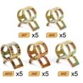 thumbnail image 3 of 12 Pieces Gasoline Filter, Motorcycle Fuel Filter, with 25 Pieces with Hose Clips, Universal Inline Filtration Accessories, for Motorcycle Scooters, Lawn Mowers, 3 of 5