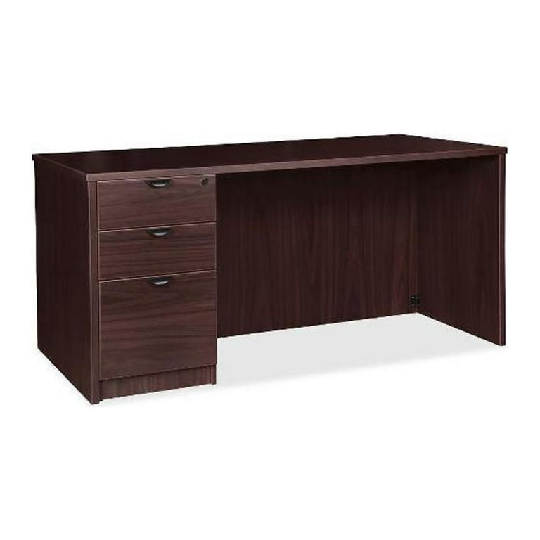 Lorell Chateau Series Bowfront Desk - 36 Lorell Chateau Series Bowfront Desk - 36