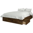 thumbnail image 2 of Home Square 3 Piece Full Size Bedroom Set in Truffle and Black, 2 of 7