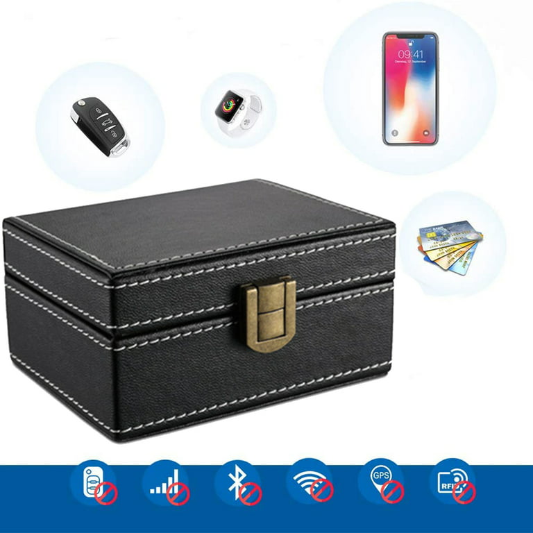 Faraday Box Key Fob Protector, RFID Signal Blocking Box, Pouch