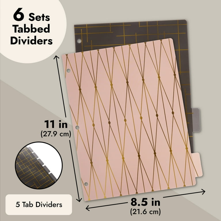 4 X 6 Tab Dividers 