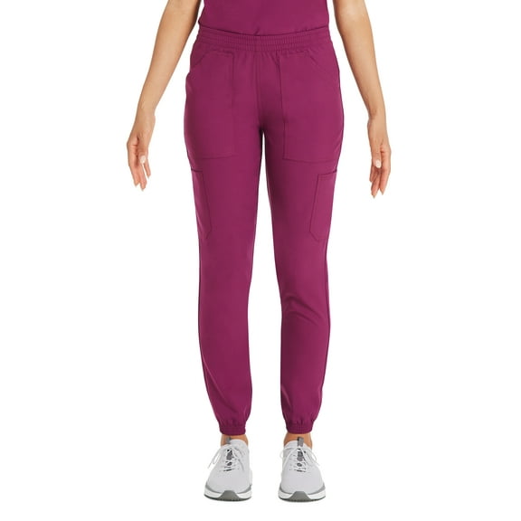 Scrubstar Women's Core Essentials Stretch Pull-On Jogger Cargo Scrub Pants, Sizes XS-3XL