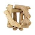 thumbnail image 1 of EeaseMX Maceta rústica de madera hecha a mano con forma de piña, soporte para plantas, candelabro para decoración del hogar y la oficina., 1 of 7