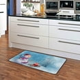 thumbnail image 5 of GZHJMY Beautiful Christmas Snowman Style Anti Fatigue Floor Comfort Mat, Microfiber Kitchen Rugs Cushioned Soft Non-Slip Floor Mats (20"x39"), 5 of 6