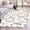 Multicolor, variant on 2'x6' Rug Runners for Hallways Kitchen, Spring Floral Non Slip Entryway Beside Floor Carpet Runner, Pink Flowers Green Plaid Pastoral Washable Laundry Room Bedroom Throw Rugs Mat for Family Pet
