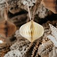 thumbnail image 2 of Nuevo adorno colgante de bola de árbol de Navidad, mini bolas de papel en forma de panal, adornos navideños para el hogar, regalo de Año Nuevo 2025, 2 of 5