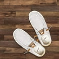 thumbnail image 6 of Norty Boys Girls Slip-On Canvas Boat Shoe Lightweight Sole Lace Up Loafer, 6 of 14