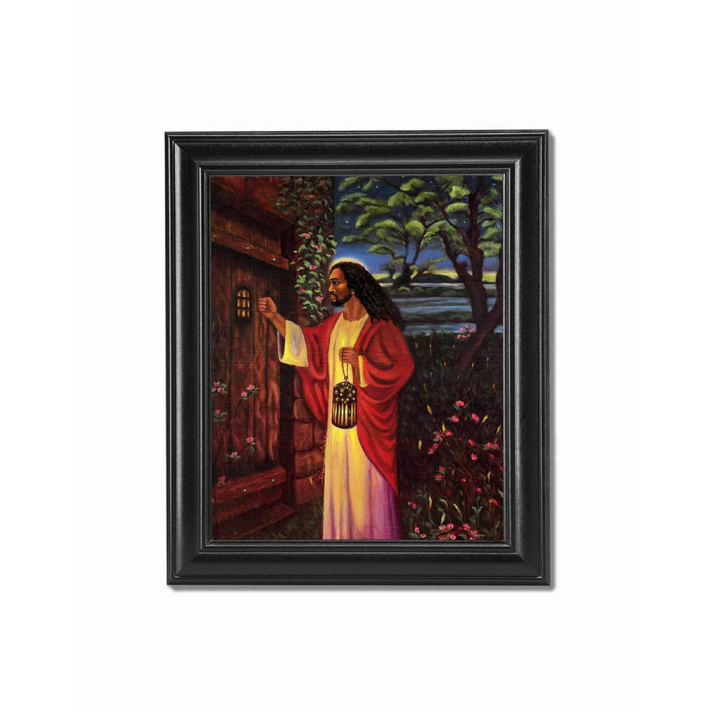 African American Black Jesus Knocking at Your Door Black