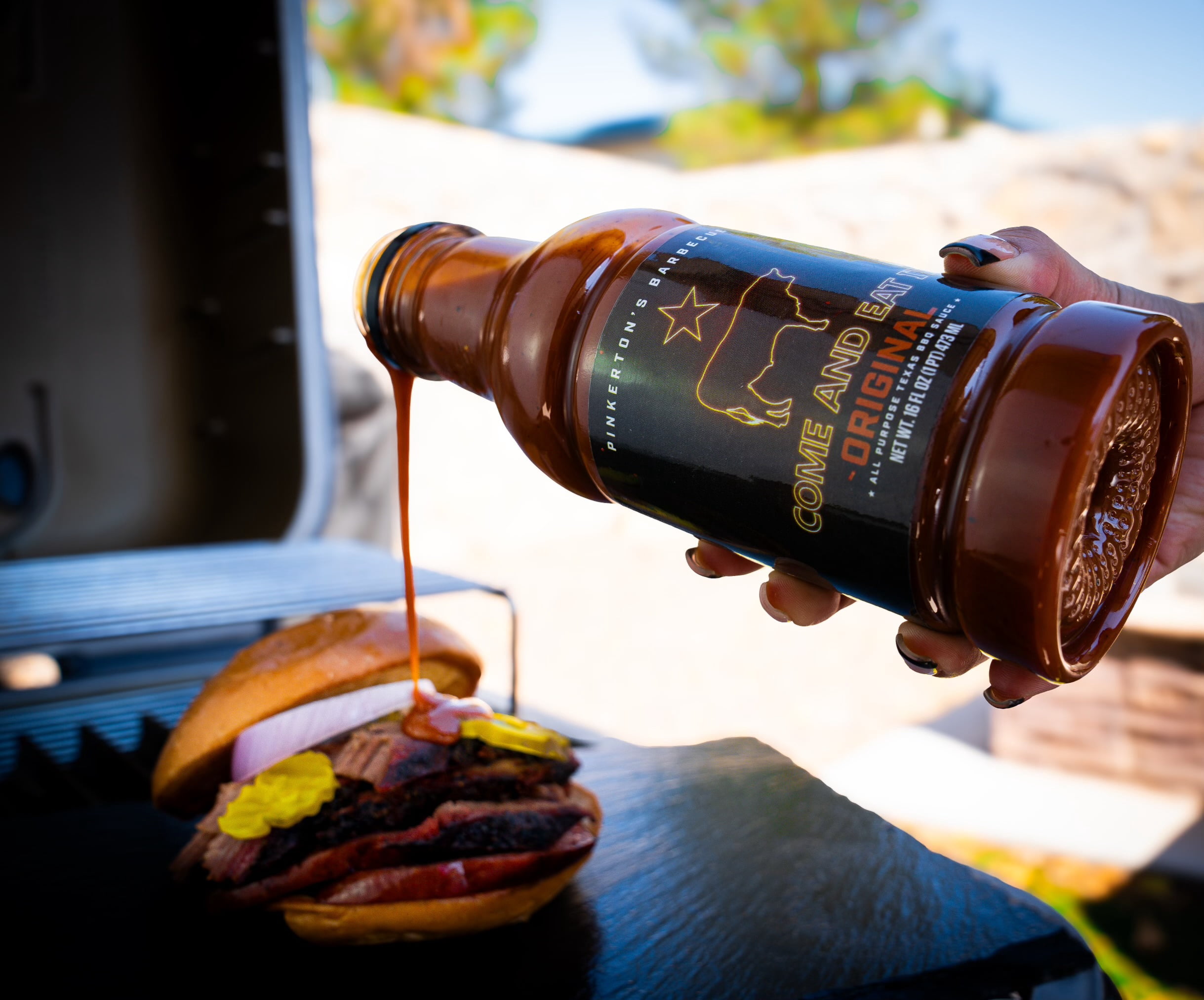 (12 pack) Pinkerton's BBQ Original Sauce