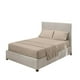 thumbnail image 4 of Juego de ropa de cama para el hogar Sábana de cama Funda de colchón Funda de almohada Juego de ropa de cama de poliéster de color sólido, Beige, Twin, 3pcs / set Eigraketly HA6267-09B, 4 of 7