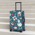 thumbnail image 6 of Naloa Christmas Snowman Gift Elastic Suitcase Protector, Travel Suitcase Protector Cover Fits 18-32in Suitcase(No luggage included)-X-Large, 6 of 7