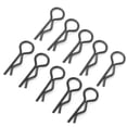 thumbnail image 2 of Peahefy RC Shell R Clips, 10pcs 8.3MM RC Shell Clip Rforme Corps Métallique Clips Broches pour 1/5 1/6 1/8 1/10 RC Voiture, RC Shell Clips Broches, 2 of 8