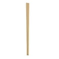 thumbnail image 1 of Une Paire de Baguettes en Acier Inoxydable Électroplaquées Carrées Réutilisables (23cm, Doré), 1 of 8