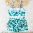 thumbnail image 5 of Gerichy Toddler Girl Swimsuit,Girls Bathing Suit Toddler Girls Long Sleeve Frower Printing Beach Bathing Baby Suit Girls Swimwear Swimsuit, 5 of 9