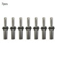 thumbnail image 1 of Lefu 7 Set 9/16 inch Plug Wedges Feather Shims Rock Stone Splitter Hand Tools 14mm, 1 of 9
